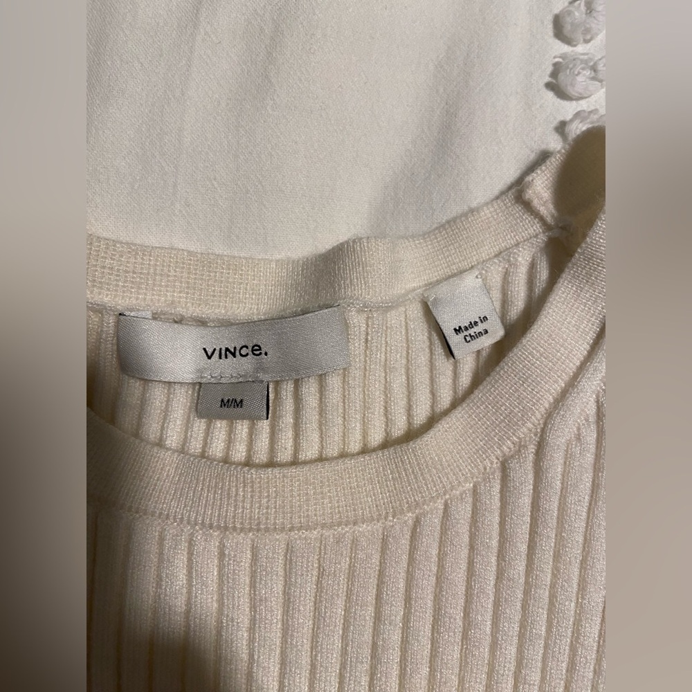 Vince Ribbed Sweater Tank - Picture 3 of 6